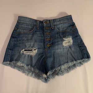 High Waisted GUESS Jean shorts